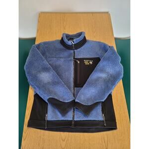 Mountain HardWear Sherpa Jacket Fleece Blue Full Zip Women’s Sz Medium